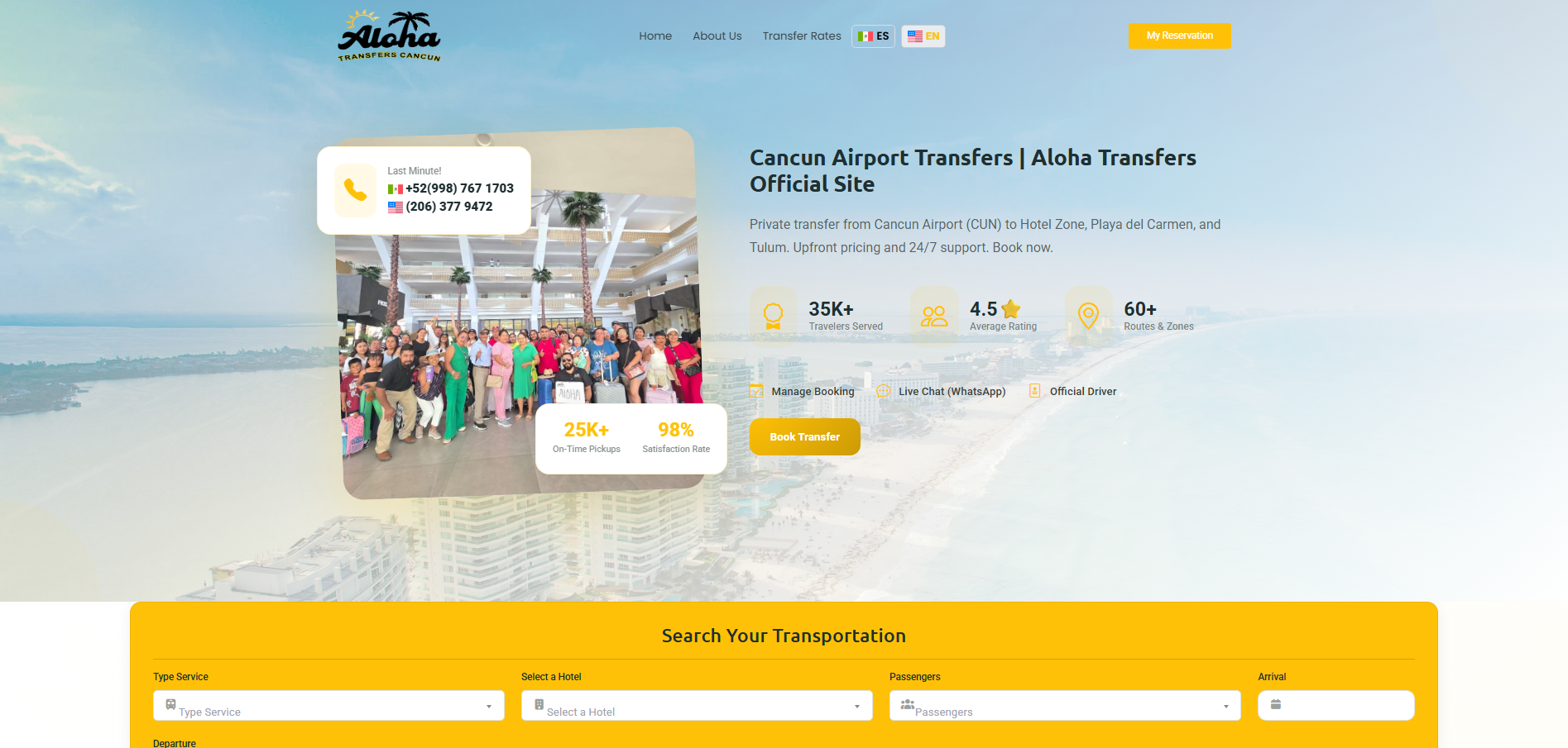Aloha Transfers Cancun